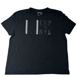 Express Men's Black Short Sleeve T-Shirt Size XXL Camping Fishing Weekend